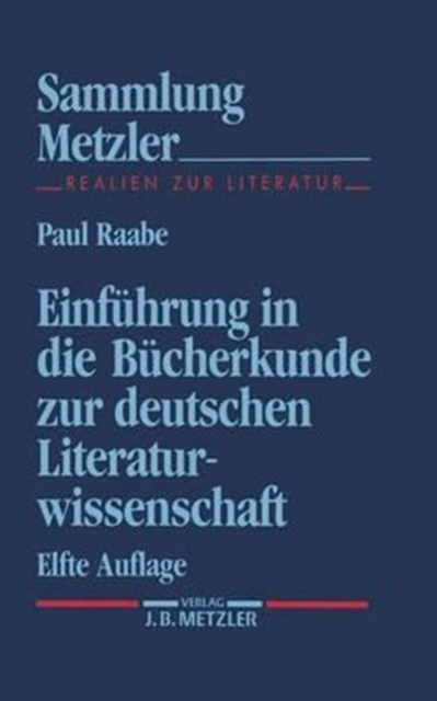 Einfuhrung in die Bucherkunde zur deutschen Literaturwissenschaft, Paperback Book