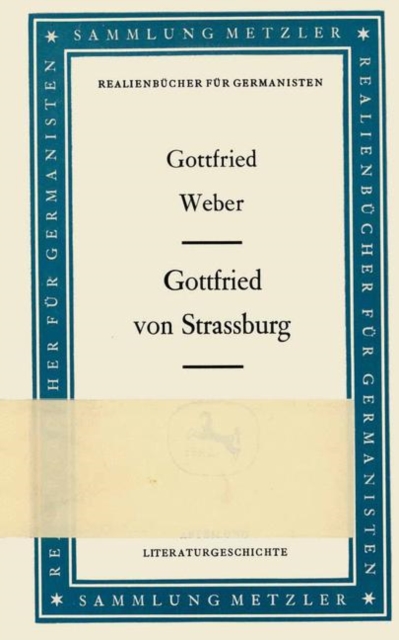 Gottfried von Strassburg, Paperback / softback Book