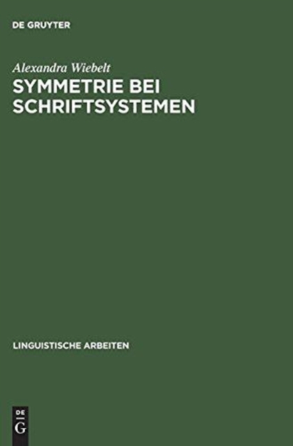 Symmetrie bei Schriftsystemen, Hardback Book