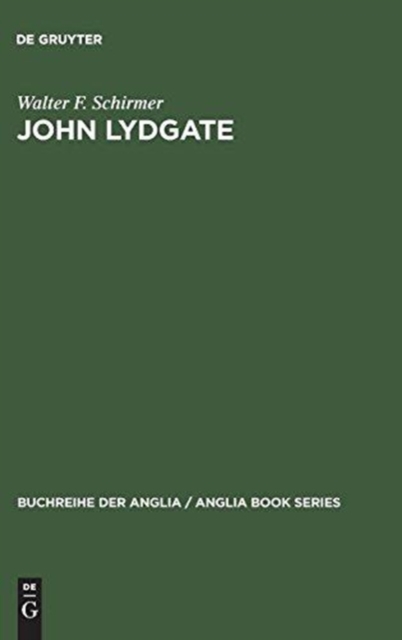 John Lydgate, Hardback Book