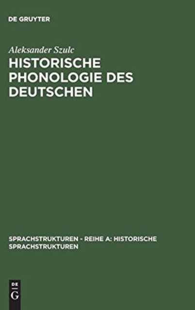 Historische Phonologie des Deutschen, Hardback Book