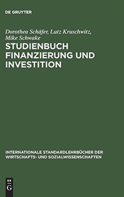 Studienbuch Finanzierung und Investition, Hardback Book