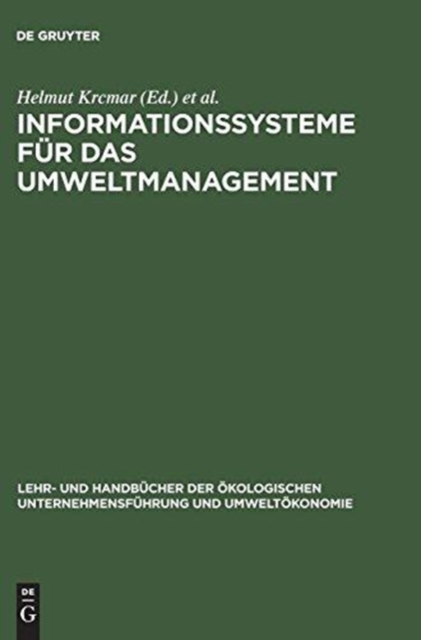 Informationssysteme fur das Umweltmanagement, Hardback Book
