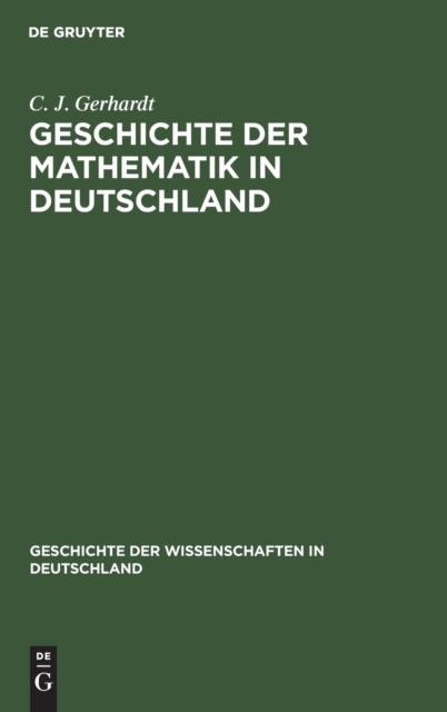 Geschichte der Mathematik in Deutschland, Hardback Book