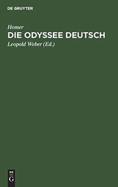 Die Odyssee Deutsch, Hardback Book