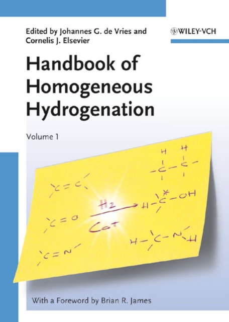 Handbook of Homogeneous Hydrogenation, 3 Volume Set, Hardback Book
