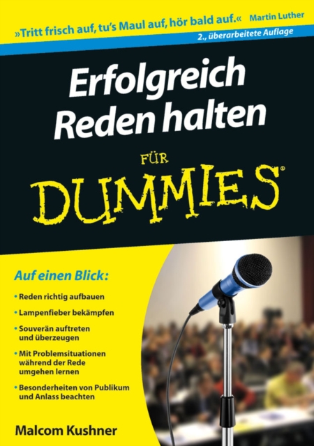 Erfolgreich Reden halten fur Dummies, Paperback / softback Book