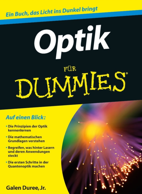 Optik fur Dummies, Paperback / softback Book