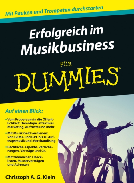 Erfolgreich im Musikbusiness fur Dummies, Paperback / softback Book