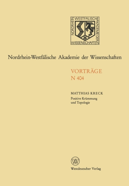 Positive Krummung Und Topologie, Paperback / softback Book