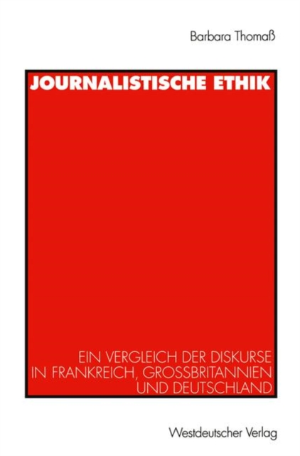 Journalistische Ethik, Paperback / softback Book