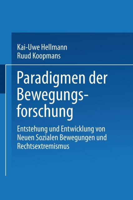 Paradigmen Der Bewegungsforschung, Paperback Book