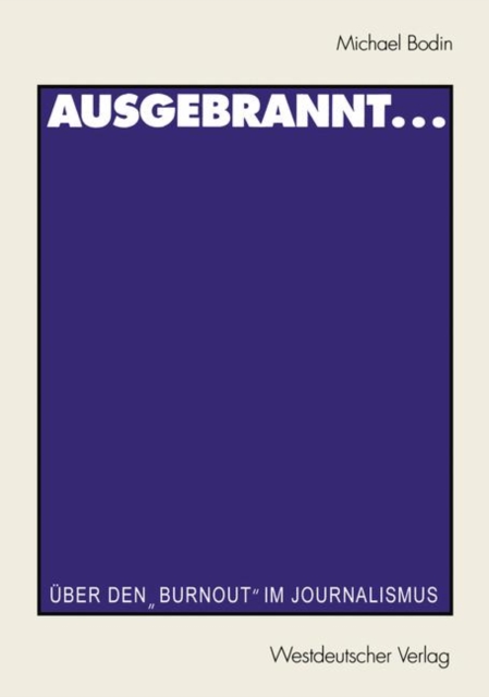 Ausgebrannt..., Paperback / softback Book
