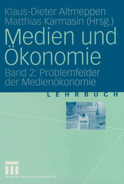 Medien und Okonomie, Paperback / softback Book
