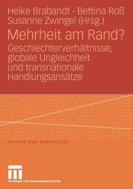 Mehrheit Am Rand? : Geschlechterverhaltnisse, Globale Ungleichheit Und Transnationale Handlungsansatze, Paperback / softback Book