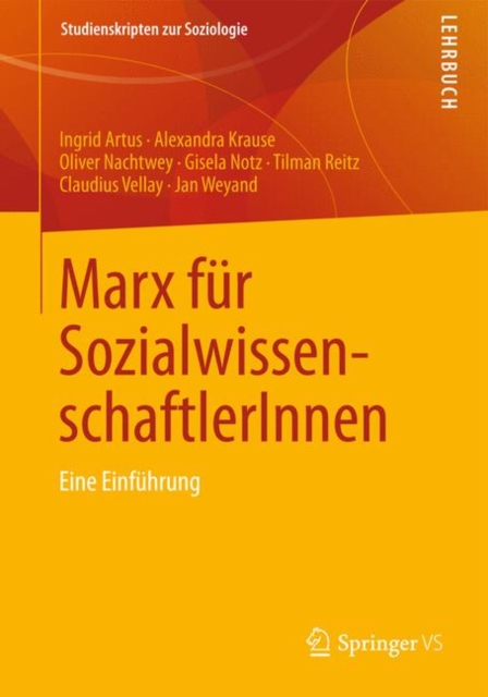 Marx Fur Sozialwissenschaftlerinnen : Eine Einfuhrung, Paperback / softback Book