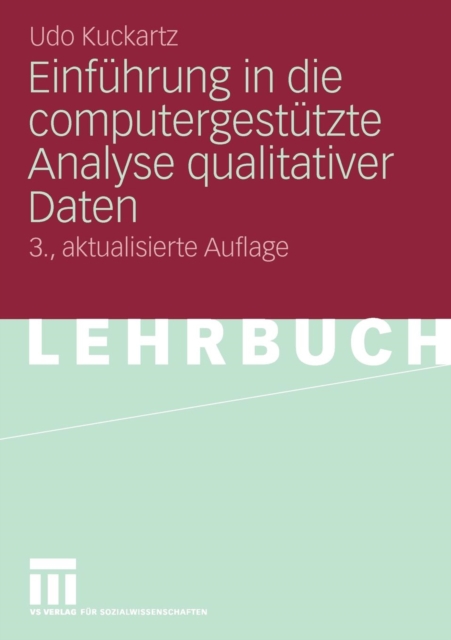 Einfuhrung in Die Computergestutzte Analyse Qualitativer Daten, Paperback / softback Book