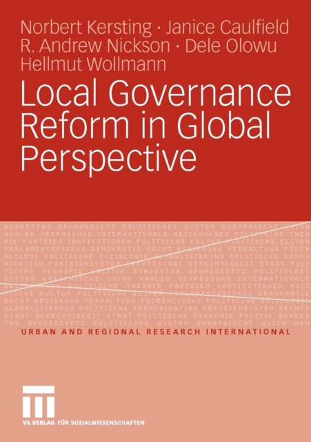 Local Governance Reform in Global Perspective, Paperback / softback Book