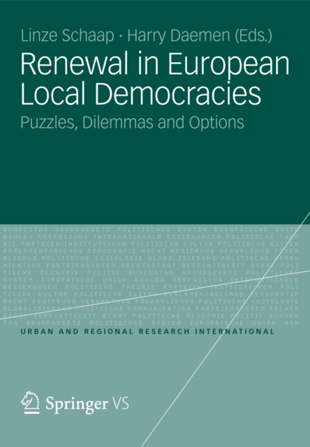 Renewal in European Local Democracies : Puzzles, Dilemmas and Options, PDF eBook
