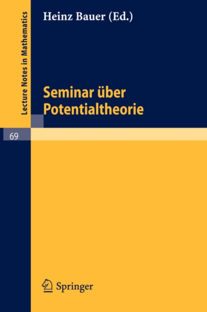 Seminar UEber Potentialtheorie, Paperback / softback Book
