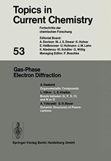 Gas-Phase Electron Diffraction, Hardback Book