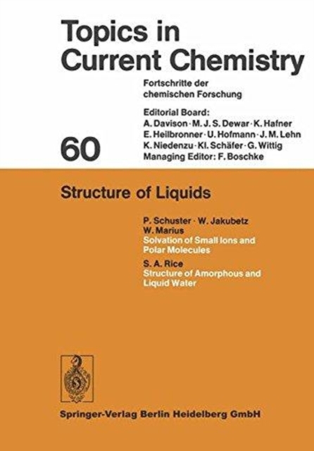 Structure of Liquids, Hardback Book