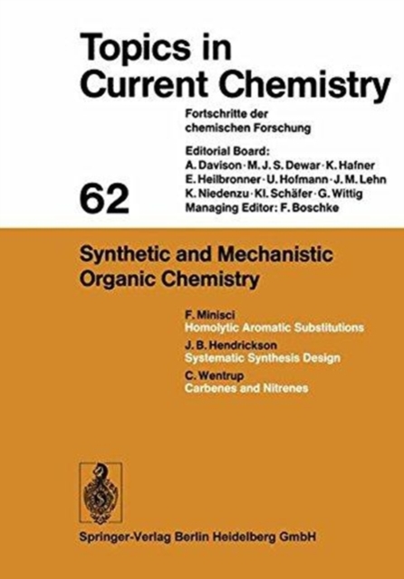 Synthetic and Mechanistic Organic Chemistry, Hardback Book