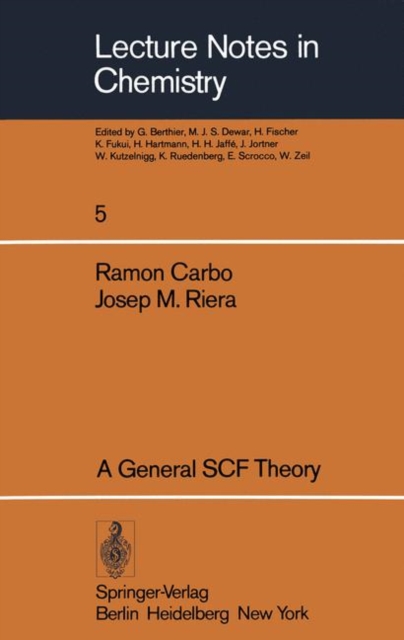 A General SCF Theory, Paperback / softback Book