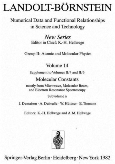 Diamagnetic Molecules, Hardback Book