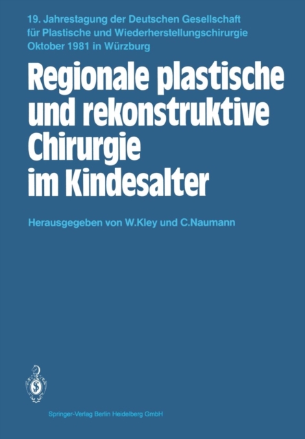 Regionale Plastische Und Rekonstruktive Chirurgie Im Kindesalter, Paperback / softback Book
