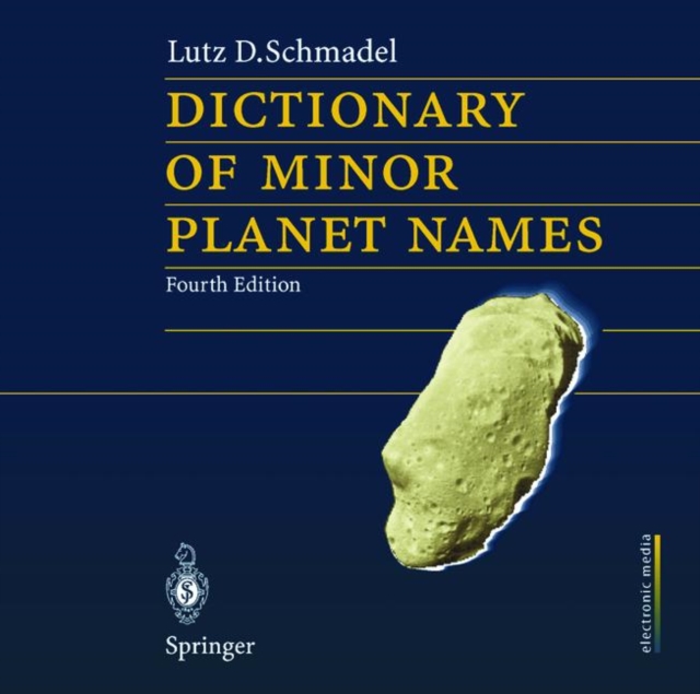 Dictionary of Minor Planet Names, CD-ROM Book