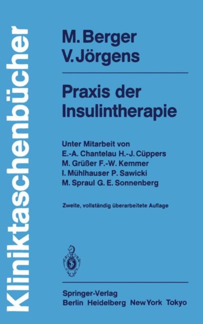 Praxis Der Insulintherapie, Paperback / softback Book