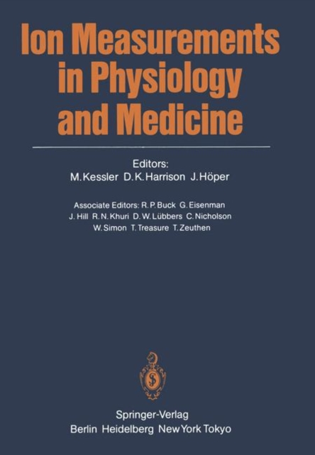 Ion Measurements in Physiology and Medicine, Paperback / softback Book