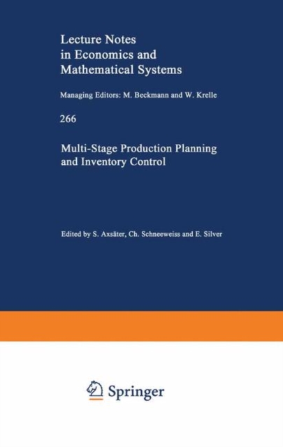 Multi-Stage Production Planning and Inventory Control, Paperback / softback Book