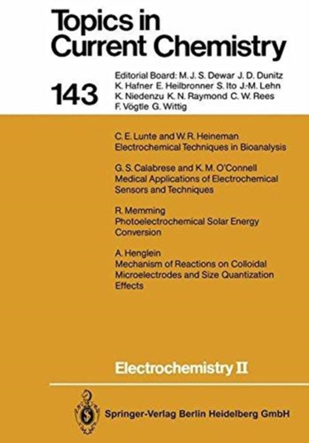 Electrochemistry II, Hardback Book