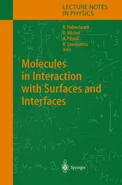 Molecules in Interaction with Surfaces and Interfaces, Hardback Book
