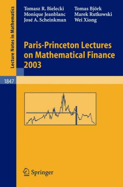 Paris-Princeton Lectures on Mathematical Finance 2003, Paperback / softback Book