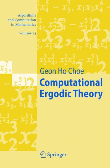 Computational Ergodic Theory, Hardback Book