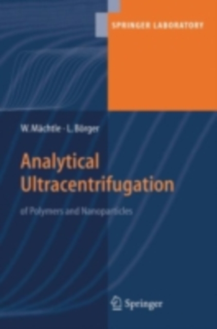 Analytical Ultracentrifugation of Polymers and Nanoparticles, PDF eBook