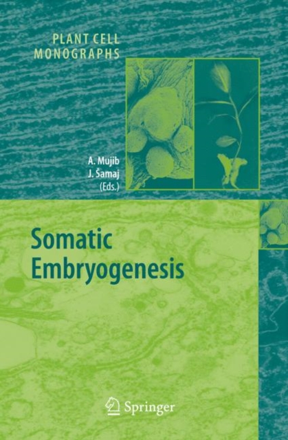 Somatic Embryogenesis, Hardback Book