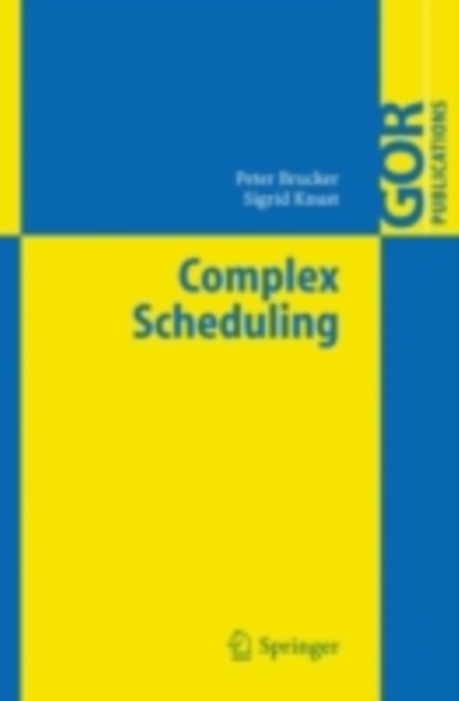 Complex Scheduling, PDF eBook