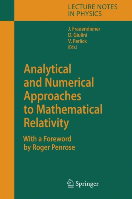 Analytical and Numerical Approaches to Mathematical Relativity, Hardback Book
