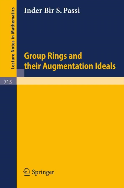Group Rings and Their Augmentation Ideals, PDF eBook