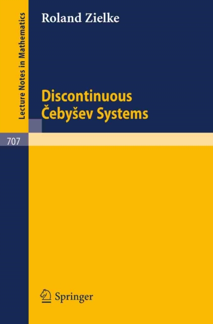 Discontinuous Cebysev Systems, PDF eBook