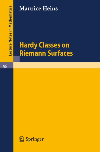 Hardy Classes on Riemann Surfaces, PDF eBook