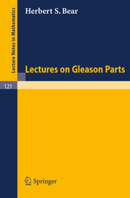 Lectures on Gleason Parts, PDF eBook