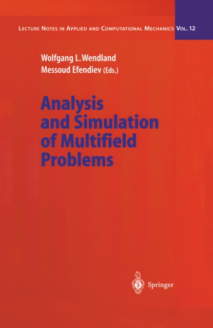 Analysis and Simulation of Multifield Problems, PDF eBook
