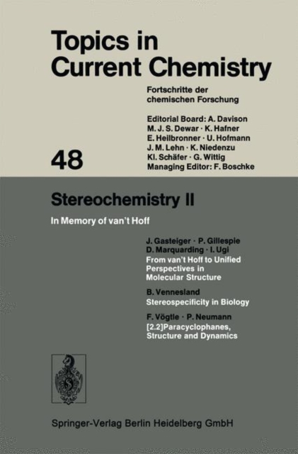 Stereochemistry II : In Memory of van't Hoff, PDF eBook