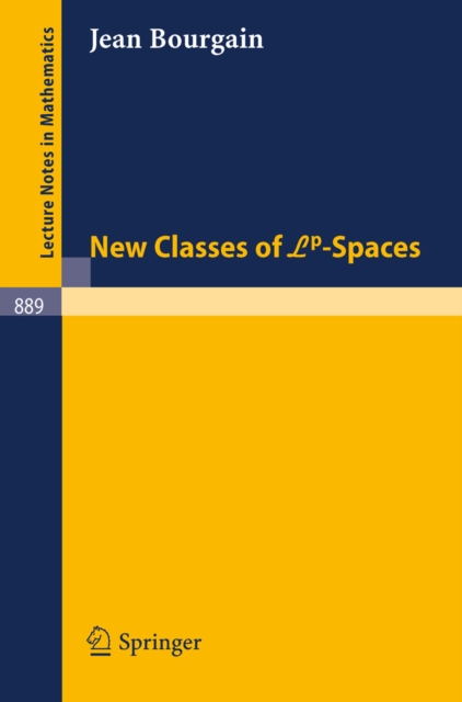 New Classes of Lp-Spaces, PDF eBook