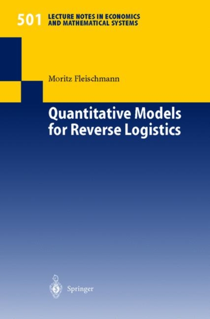 Quantitative Models for Reverse Logistics, Paperback / softback Book